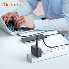 Cargar imagen en el visor de la galería, Mcdodo - 65W 3 Port Type-C Mini Fast Charger CH-8441