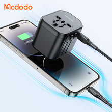 Cargar imagen en el visor de la galería, Mcdodo 20W PD Fast Charging Universal Travel Adapter-Mcdodo CP-3471