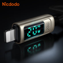 Cargar imagen en el visor de la galería, Mcdodo- Digital Display 36W Type-C to Lightning Data Cable 1.2m CA-8810