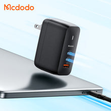 Cargar imagen en el visor de la galería, Mcdodo - 65W 3 Port Type-C Mini Fast Charger CH-8441