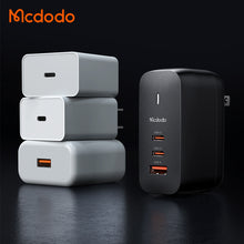 Cargar imagen en el visor de la galería, Mcdodo - 65W 3 Port Type-C Mini Fast Charger CH-8441