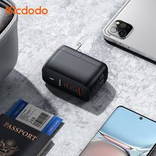 Cargar imagen en el visor de la galería, Mcdodo - 65W 3 Port Type-C Mini Fast Charger CH-8441