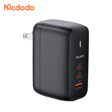 Cargar imagen en el visor de la galería, Mcdodo GaN 65W 3-Port Mini Fast Charger CH-8442
