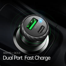 Cargar imagen en el visor de la galería, Mcdodo-38W 1C+1A PD Fast Car Charger CC-5970