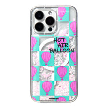 Cargar imagen en el visor de la galería, Young Kit Glitter Quicksand Hot Air Balloon iPhone 16 Pro