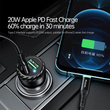Cargar imagen en el visor de la galería, Mcdodo-38W 1C+1A PD Fast Car Charger CC-5970