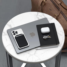 Cargar imagen en el visor de la galería, Satechi Cartera magnética Magsafe y soporte de doble solapa, cartera para iPhone con 4 ranuras para tarjetas
