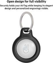 Cargar imagen en el visor de la galería, 2 Pack -Belkin Apple AirTag Secure Holder w/Key Ring