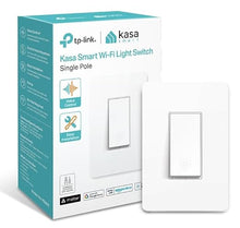 Cargar imagen en el visor de la galería, Kasa Matter Smart Light Switch: Voice Control w/Siri, Alexa & Google Assistant | UL Certified | Timer & Schedule | Easy Guided Install | Neutral Wire Required | Single Pole | 2.4GHz Wi-Fi | KS205