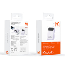 Cargar imagen en el visor de la galería, 22.5W 10000 mAh Power Bank -Lightning Mcdodo