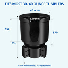 Cargar imagen en el visor de la galería, Car Cup Holder Expander Compatible with Owala FreeSip (32 & 40 Oz. Models)