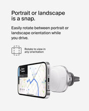 Cargar imagen en el visor de la galería, Belkin BoostCharge Pro Wireless Car Charger with MagSafe Compatibility, 15W Fast Charging