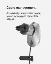 Cargar imagen en el visor de la galería, Belkin BoostCharge Pro Wireless Car Charger with MagSafe Compatibility, 15W Fast Charging