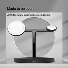 Cargar imagen en el visor de la galería, Belkin MagSafe 3-in-1 Wireless Charging Stand - 2ND GEN