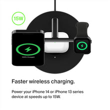 Cargar imagen en el visor de la galería, Belkin MagSafe 3-in-1 Wireless Charging Stand - 2ND GEN