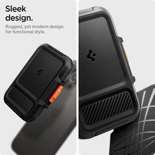 Cargar imagen en el visor de la galería, Spigen Lock Fit (MagFit) - Cartera magnética para hasta 6 tarjetas diseñada para MagSafe compatible con modelos de iPhone 15, iPhone 14, iPhone 13, iPhone 12, color negro, Negro