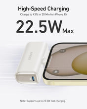 Cargar imagen en el visor de la galería, Anker Nano Power Bank con conector USB-C plegable incorporado, cargador portátil de 5,000 mAh de 22.5 W