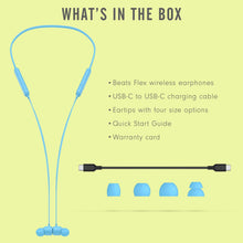 Cargar imagen en el visor de la galería, Beats Flex Wireless Earbuds - Apple W1 Headphone Chip, Magnetic Earphones, Class 1 Bluetooth, 12 Hours of Listening Time, Built-in Microphone