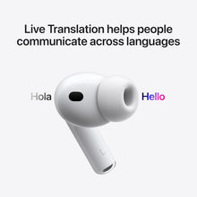 Cargar imagen en el visor de la galería, Apple AirPods Pro 3 Wireless Earbuds, Active Noise Cancellation, Live Translation, Heart Rate Sensing, Hearing Aid Feature, Bluetooth Headphones, Spatial Audio, High-Fidelity Sound, USB-C Charging