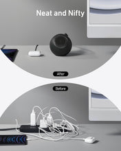 Cargar imagen en el visor de la galería, Anker MagGo Magnetic Charging Station, Qi2 Certified 15W Ultra-Fast MagSafe Wireless Charger for iPhone 15/14/13, 8-in-1 Power Strip with 3 AC and 4 USB Desktop Charger for MacBook and More