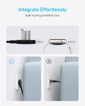 Cargar imagen en el visor de la galería, Anker Charging Station (100W), 9-in-1 USB-C Power Strip with 300J Surge Protection, 5 ft Flat Cable and Plug, 4 USB-C and 2 USB-A Ports, 3 AC Outlets, for Home, Office