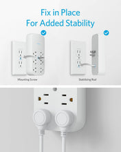 Cargar imagen en el visor de la galería, Anker 333 Outlet Extender and USB Wall Charger, 6 Outlets and 2 USB Ports, 20W USB C Power Delivery High-Speed Charging iPhone 15/15 Plus/15 Pro/15 Pro Max, Multi-Plug for Dorm, Home, and Office, White