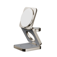 Cargar imagen en el visor de la galería, Momax Q2.Mag 3-in-1 Foldable Qi2 15W Magnetic Wireless Charging Stand