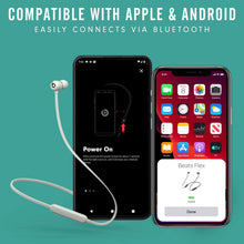 Cargar imagen en el visor de la galería, Beats Flex Wireless Earbuds - Apple W1 Headphone Chip, Magnetic Earphones, Class 1 Bluetooth, 12 Hours of Listening Time, Built-in Microphone