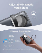 Cargar imagen en el visor de la galería, Anker MagGo Power Bank for Apple Watch, Officially Certified, 10,000 mAh Compact Battery Pack with Built-in USB-C Cable, 35 W Max, for iPhone 15 Series, Samsung, iPad, AirPods and More