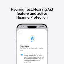 Cargar imagen en el visor de la galería, Apple AirPods Pro 3 Wireless Earbuds, Active Noise Cancellation, Live Translation, Heart Rate Sensing, Hearing Aid Feature, Bluetooth Headphones, Spatial Audio, High-Fidelity Sound, USB-C Charging