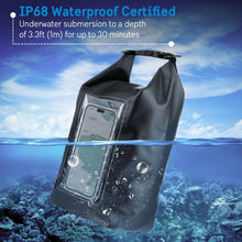 Cargar imagen en el visor de la galería, Pelican Marine IP68 Waterproof Dry Bag 5L - Roll Top Waterproof Backpack w/Phone Case/Pouch
