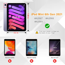 Cargar imagen en el visor de la galería, Fintie Funda de teclado para iPad Mini 6 2021 (8.3 pulgadas)