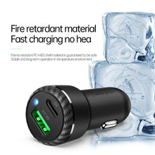 Cargar imagen en el visor de la galería, Mcdodo-38W 1C+1A PD Fast Car Charger CC-5970
