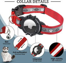 Cargar imagen en el visor de la galería, Reflective AirTag Cat Collar