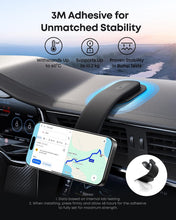 Cargar imagen en el visor de la galería, Anker Nano Magnetic Wireless Car Charger, 360° Adjustable Mount Car Charger with Detachable Pad, 15W Qi2 Certified with Alloy Bracket