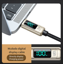 Cargar imagen en el visor de la galería, Mcdodo- Digital Display 100W Type-C to Type-C Data Cable 1.2m CA-8820