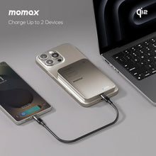 Cargar imagen en el visor de la galería, Momax 1-Power Q.Pass Qi2 Magnetic Wireless Power Bank 5000mAh