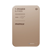 Cargar imagen en el visor de la galería, Momax 1-Power Q.Pass Qi2 Magnetic Wireless Power Bank 5000mAh