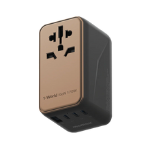 Cargar imagen en el visor de la galería, Momax 1-World 4-Port GaN Travel Charger 170W + USB-C Cable