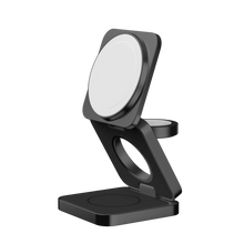 Cargar imagen en el visor de la galería, Momax Q2.Mag 3-in-1 Foldable Qi2 15W Magnetic Wireless Charging Stand