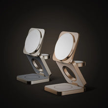 Cargar imagen en el visor de la galería, Momax Q2.Mag 3-in-1 Foldable Qi2 15W Magnetic Wireless Charging Stand