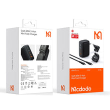 Cargar imagen en el visor de la galería, Mcdodo GaN 65W 3-Port Mini Fast Charger CH-8442
