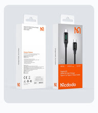 Cargar imagen en el visor de la galería, Mcdodo Digital HD 100W PD Fast Charge Type - C to Type -C Data Cable CA-1100