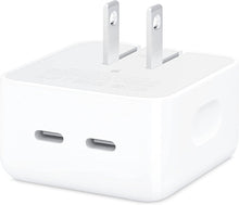 Cargar imagen en el visor de la galería, Apple 35W Dual USB-C Port Compact Power Adapter