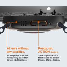 Cargar imagen en el visor de la galería, 49 mm Spigen Thin Fit 360 Designed for Apple Watch Case with Tempered Glass Screen Protector for Apple Watch Ultra 49mm Case - Black