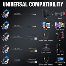 Cargar imagen en el visor de la galería, Hunterspider V-4 - Auriculares para videojuegos para Xbox One, PS4, PC