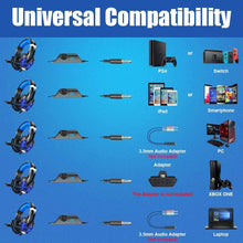Cargar imagen en el visor de la galería, Bengoo G9000 - Auriculares para videojuegos para Xbox One, PS4, PC