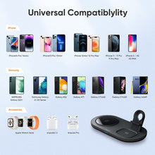 Cargar imagen en el visor de la galería, Mcdodo Charging Station 3 in 1 Wireless Charging Station for Multiple Devices