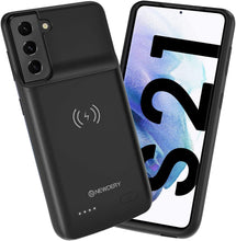 Cargar imagen en el visor de la galería, Galaxy S21 NEWDERY Battery Case Qi Wireless Charging Compatible