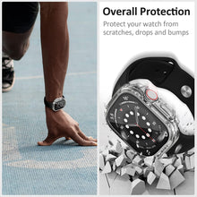 Cargar imagen en el visor de la galería, 2 Pack Hard PC Case and Tempered Glass Screen Protector Compatible with Apple Watch Ultra 49mm